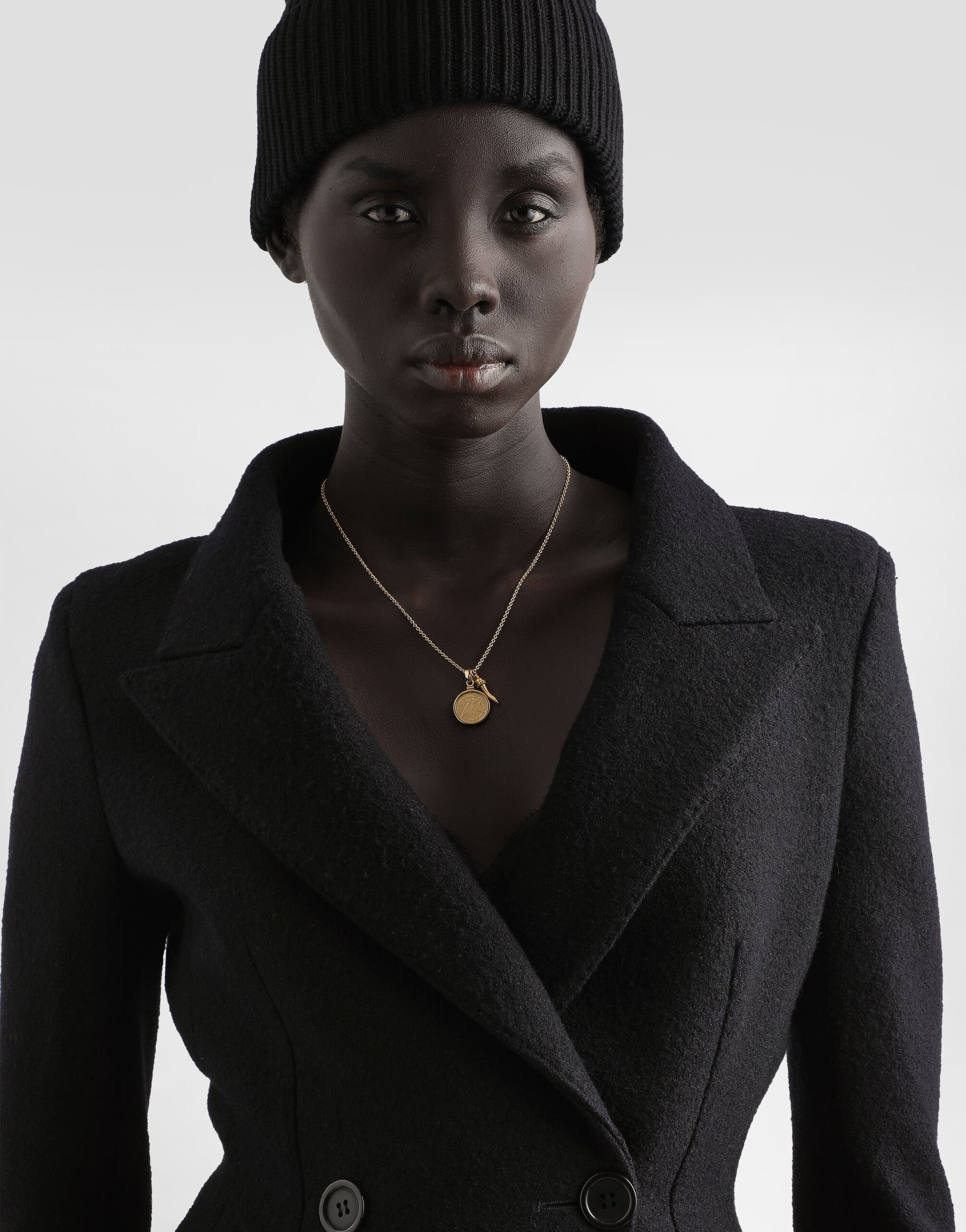Double-breastedwool coat - 4
