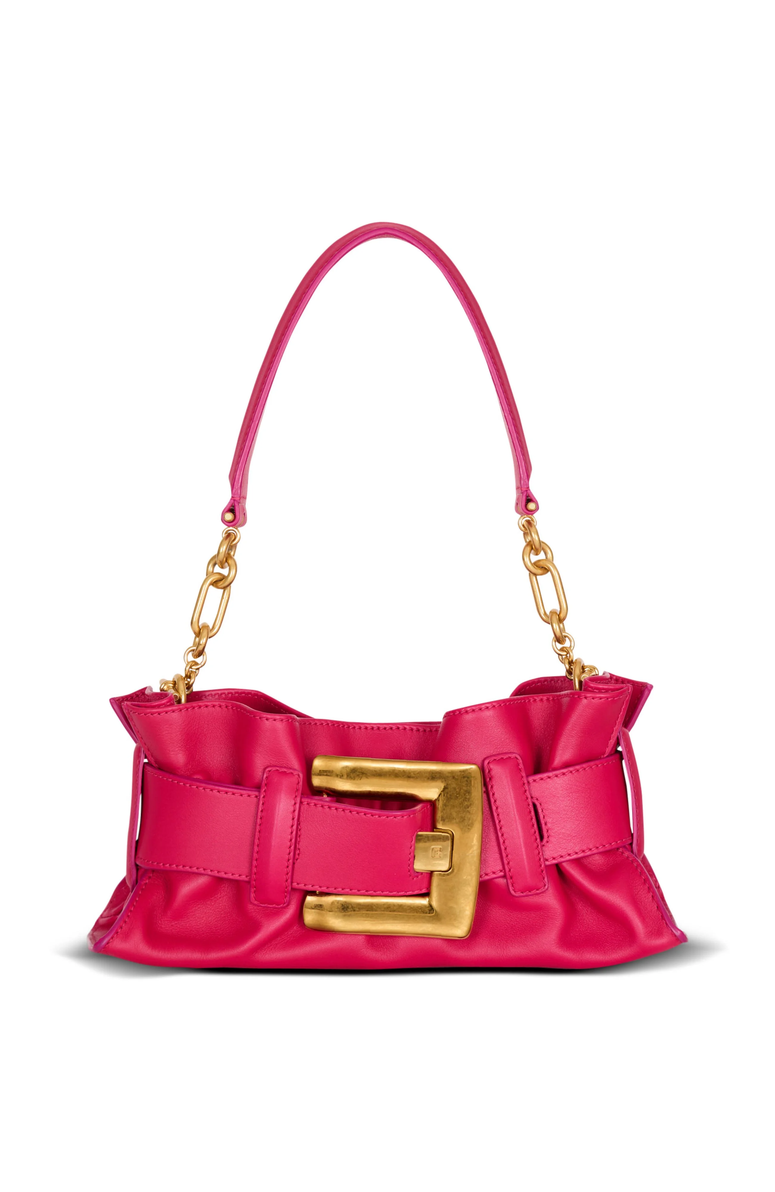 Balmain Mini Anthem Shoulder bag in calfskin leather in Pink at Nordstrom - 1