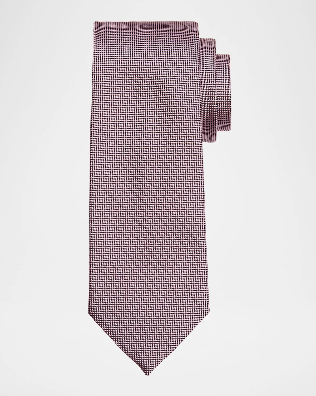 Men's Tic-Weave Silk Tie - 1