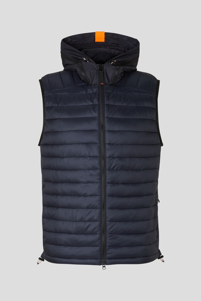Casan Quilted vest in Navy blue - 1