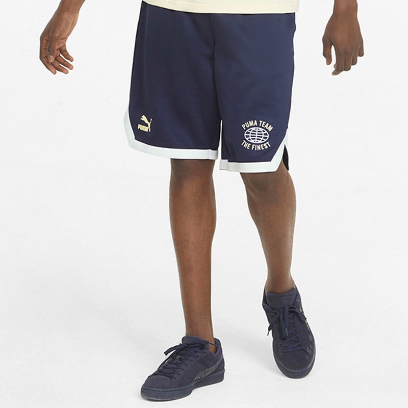PUMA 8 Pt Logo Team Shorts 'Navy' 536923-06 - 3