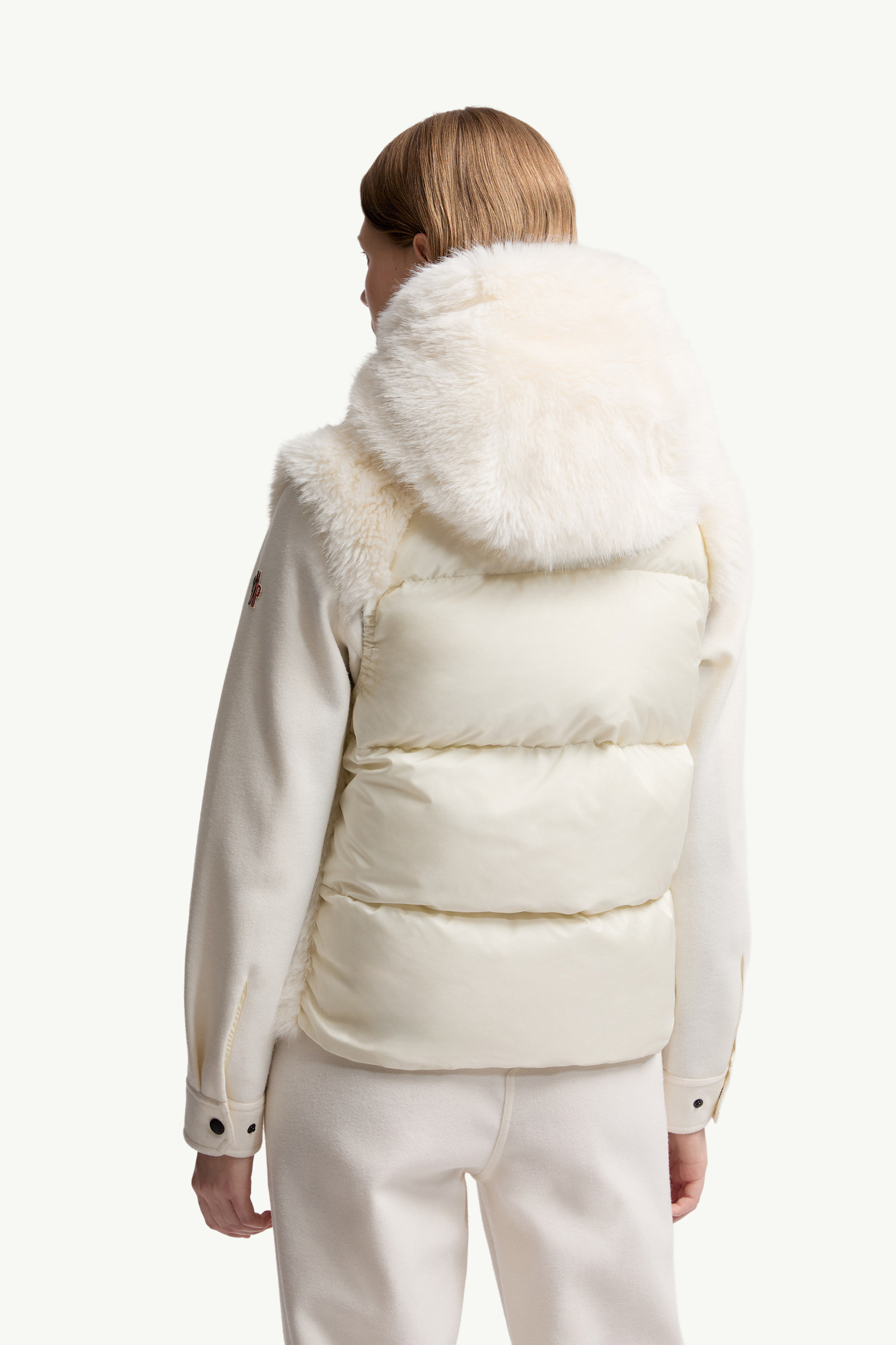 Arve Hooded Teddy Down Vest - 5