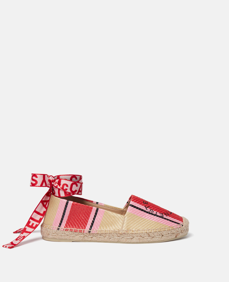 Gaia Striped Raffia Espadrilles - 1