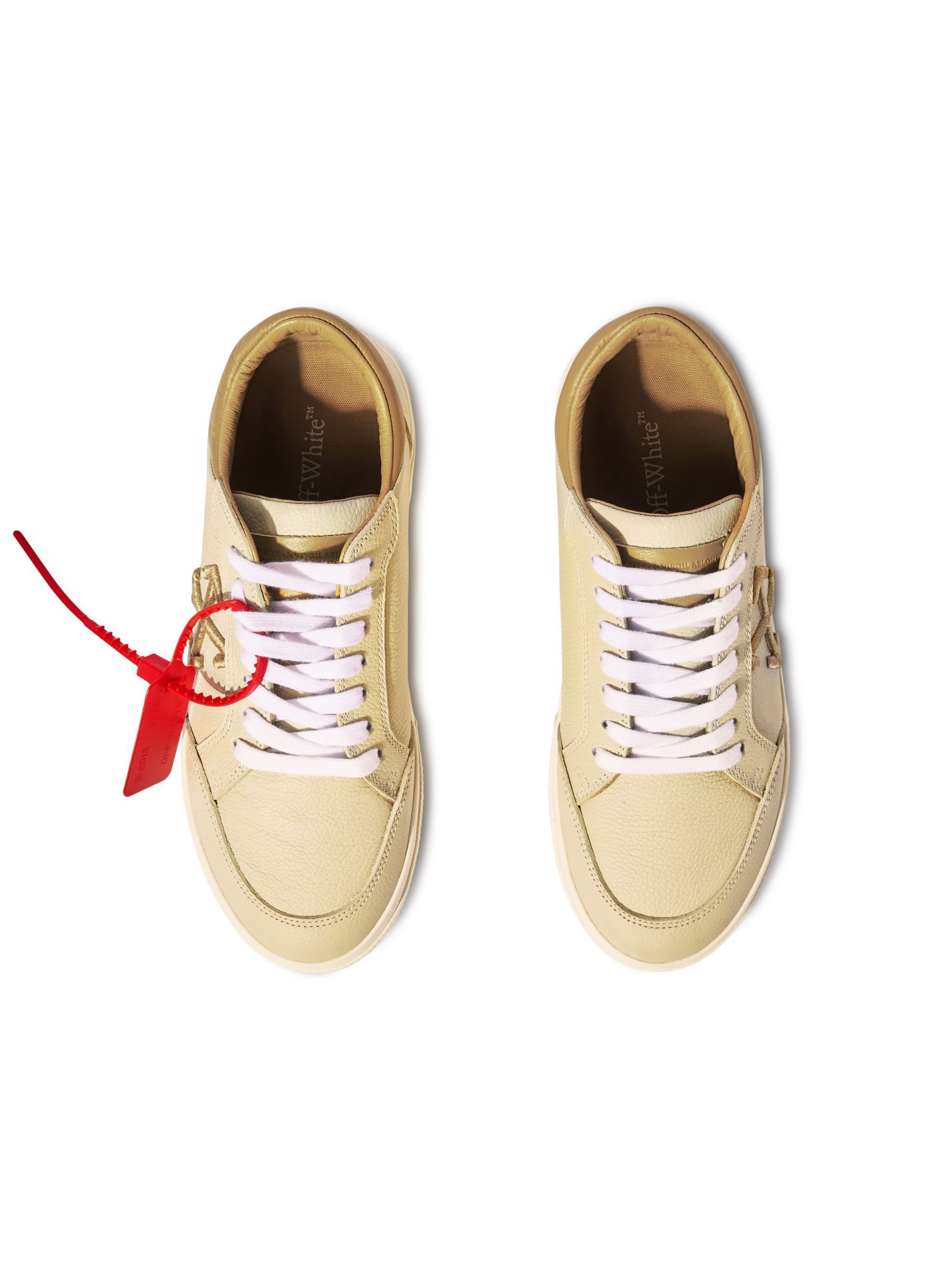 Cream/brown Low Vulcanized Leather - 4