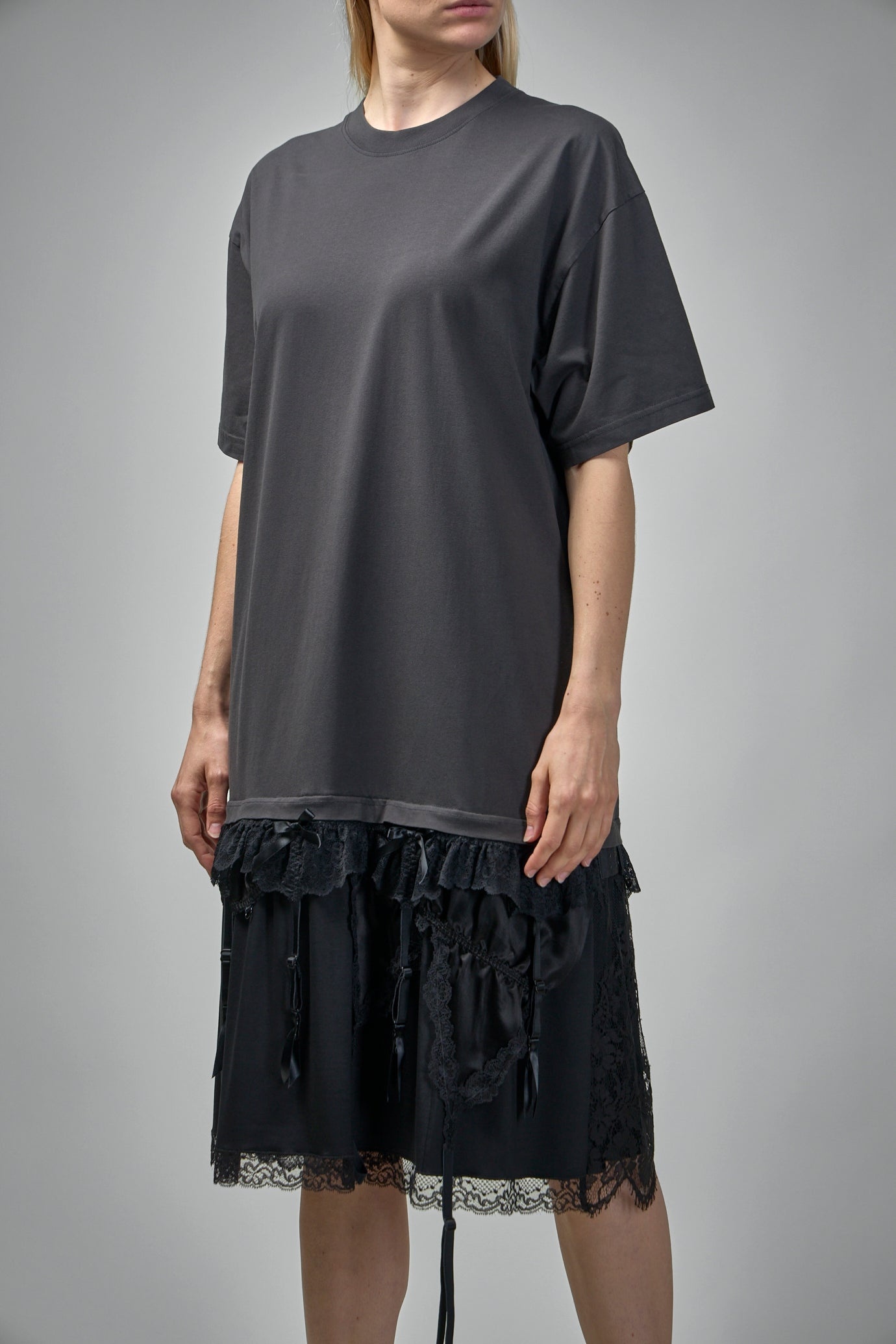 Lingerie T-Shirt Dress - 4