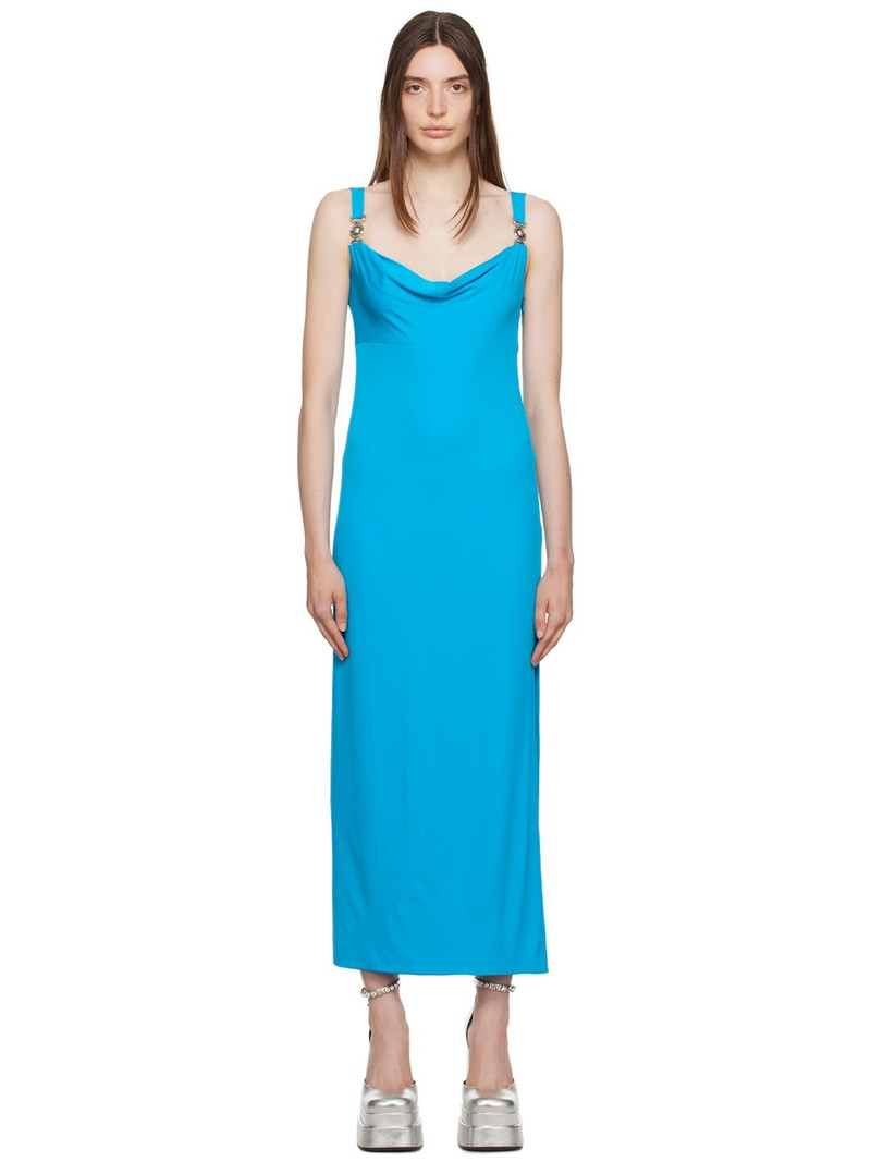 Blue Medusa Midi Dress 1