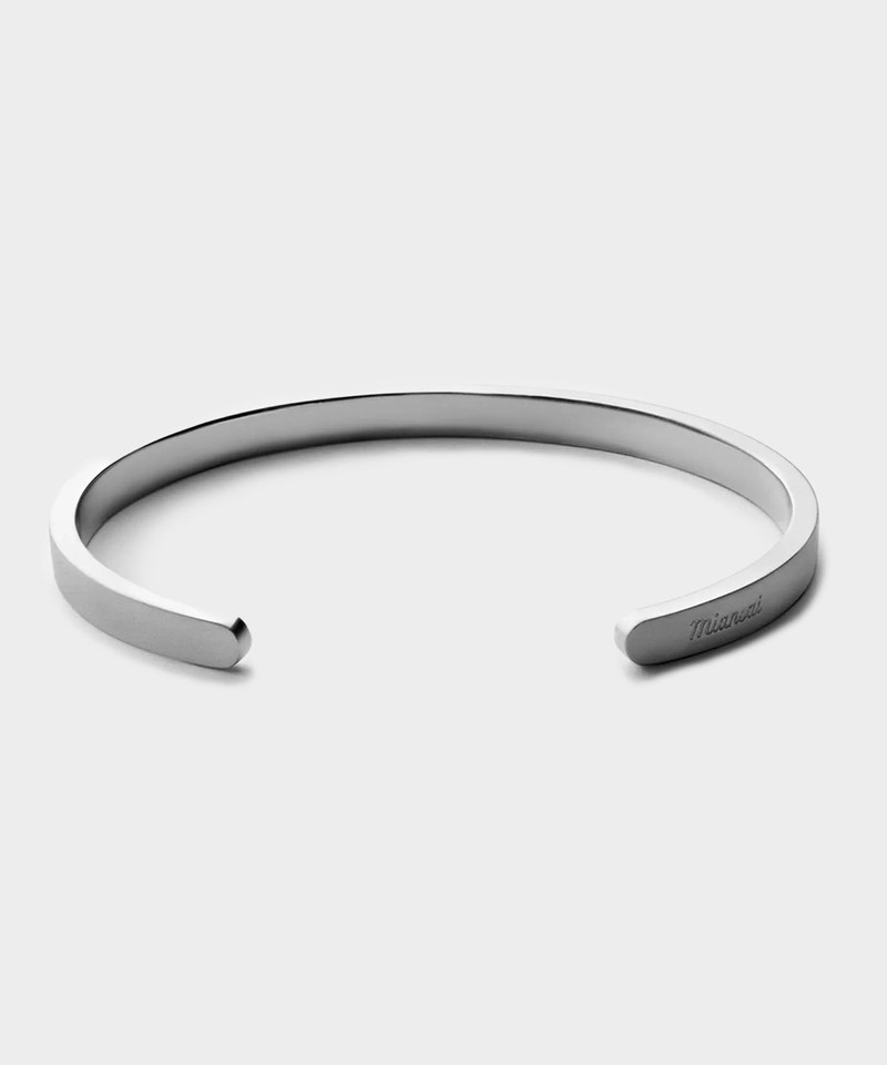 Miansai Miansai Sterling Silver Singular Cuff outlook