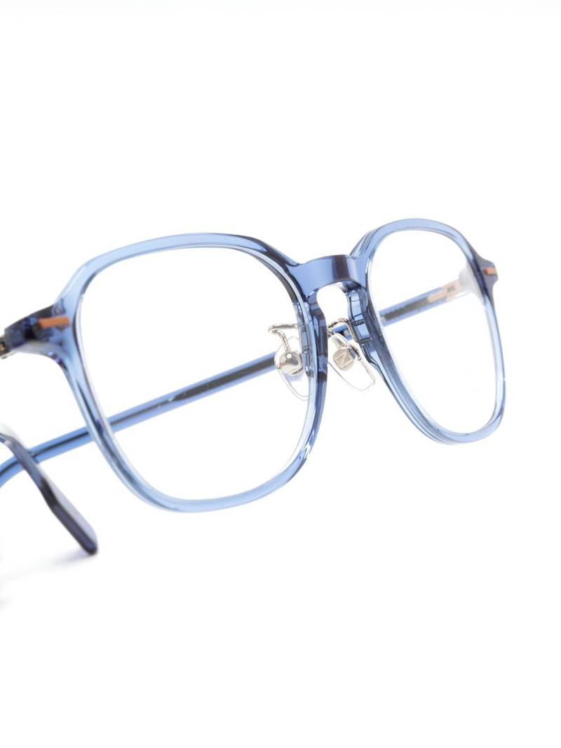 transparent square-frame glasses 3