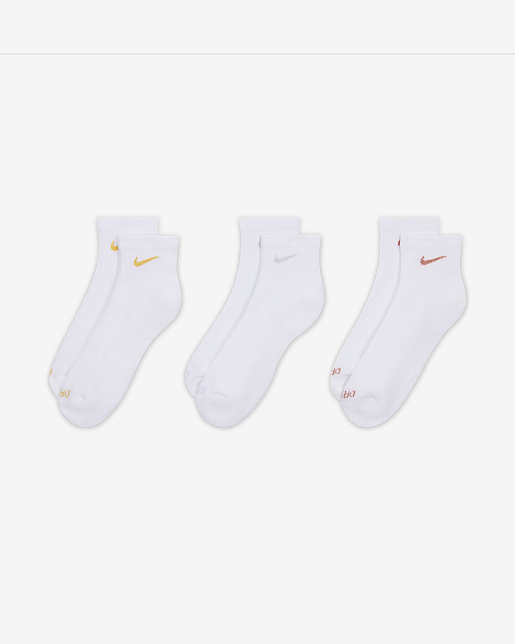 Nike Everyday Plus Cushioned Training Ankle Socks (3 Pairs) - 2