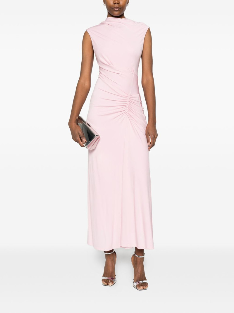 SIMKHAI Acacia draped midi dress outlook