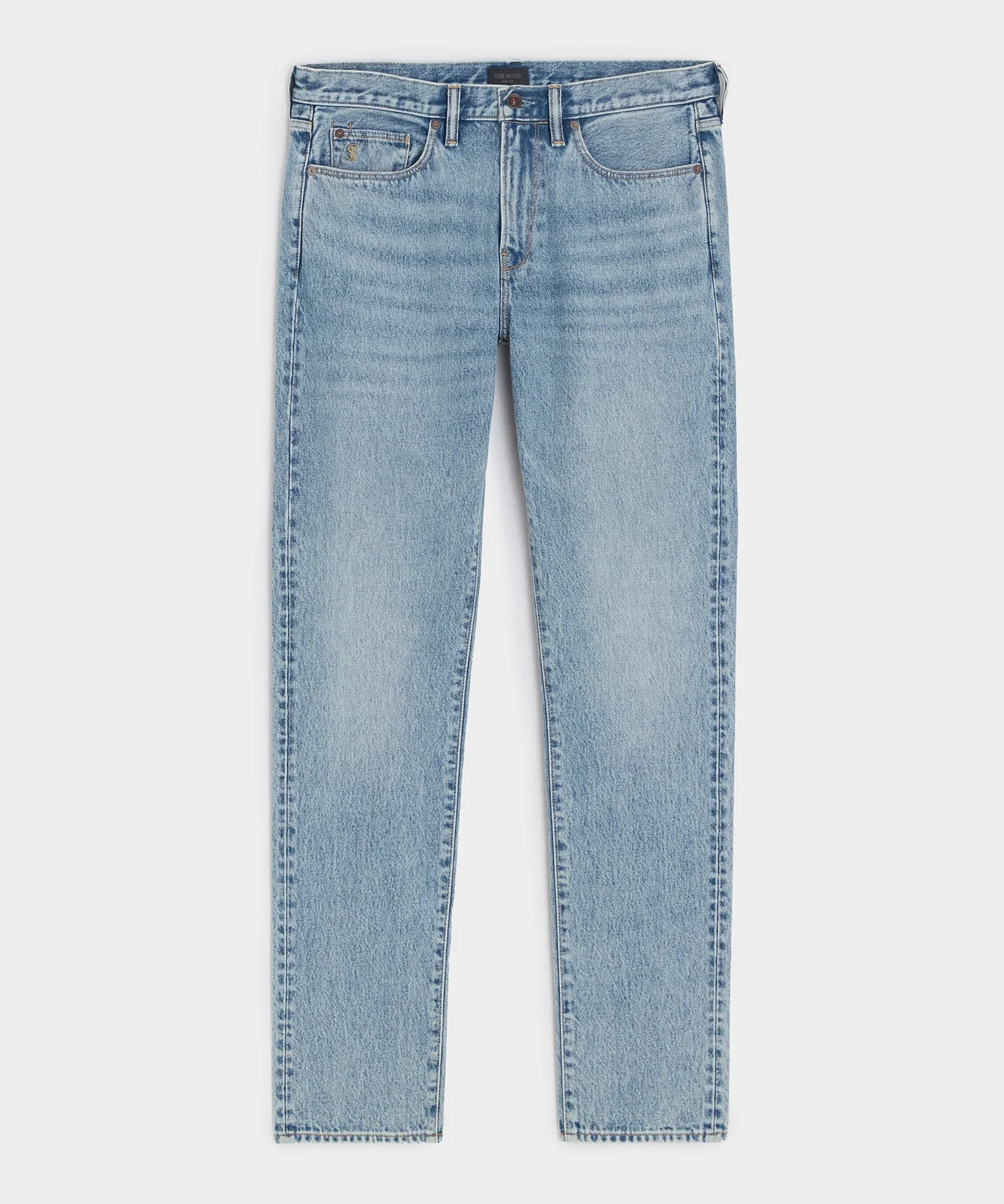 Slim Fit Jean in Washed Blue - 1