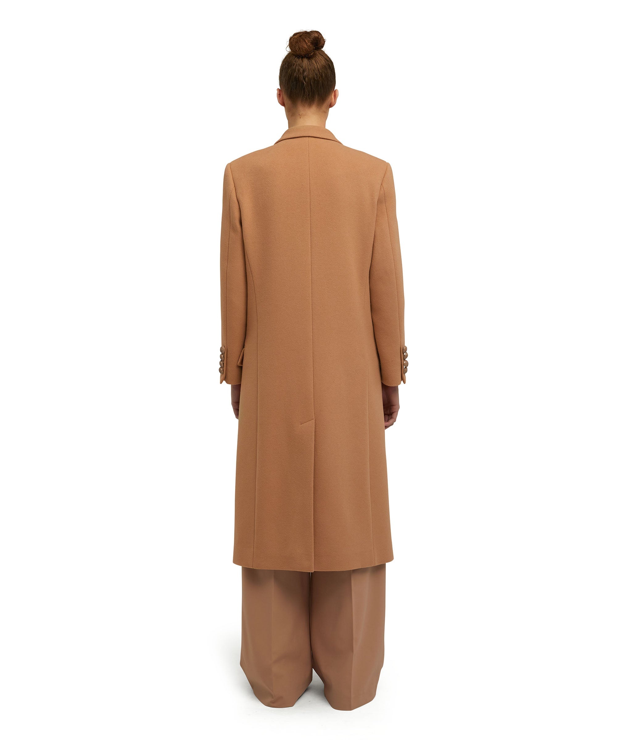 Virgin wool double-breasted coat "Wool Felt" - 4