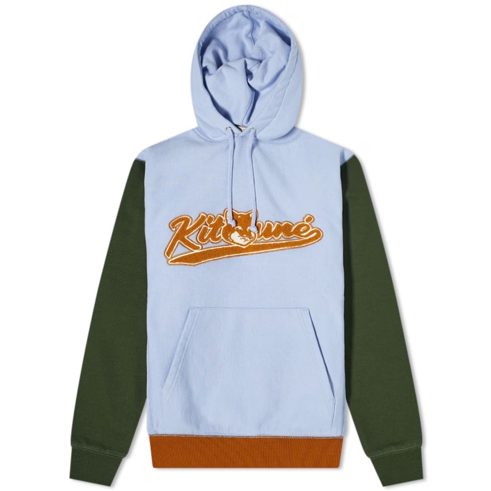 Maison Kitsuné Varsity Fox Colorblock Regular Hoody - 1