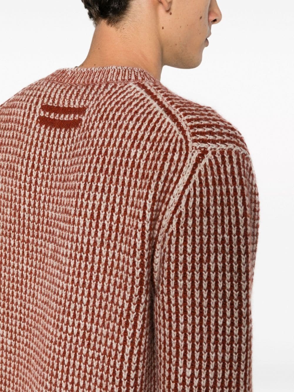 jacquard-knit cashmere jumper - 5