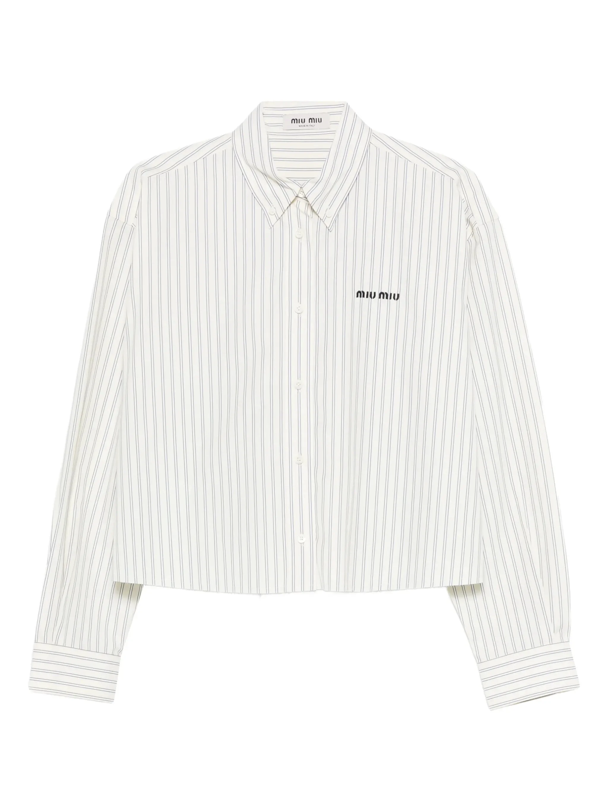 striped cotton shirt - 1