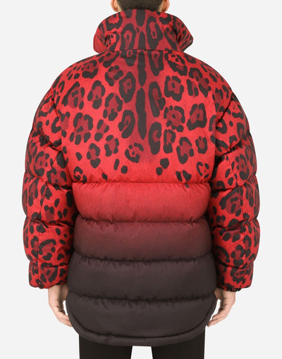 Dolce & Gabbana Leopard-print reversible jacket outlook