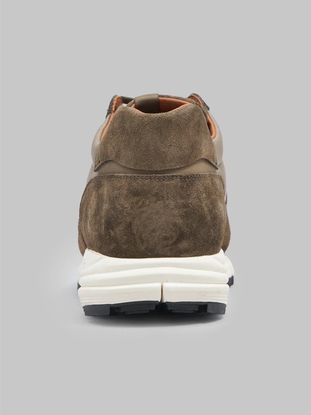 Viberg Sneaker Dark Olive Janus Calf Suede - 8