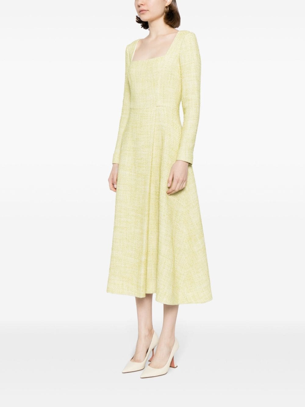 Fara tweed midi dress - 3