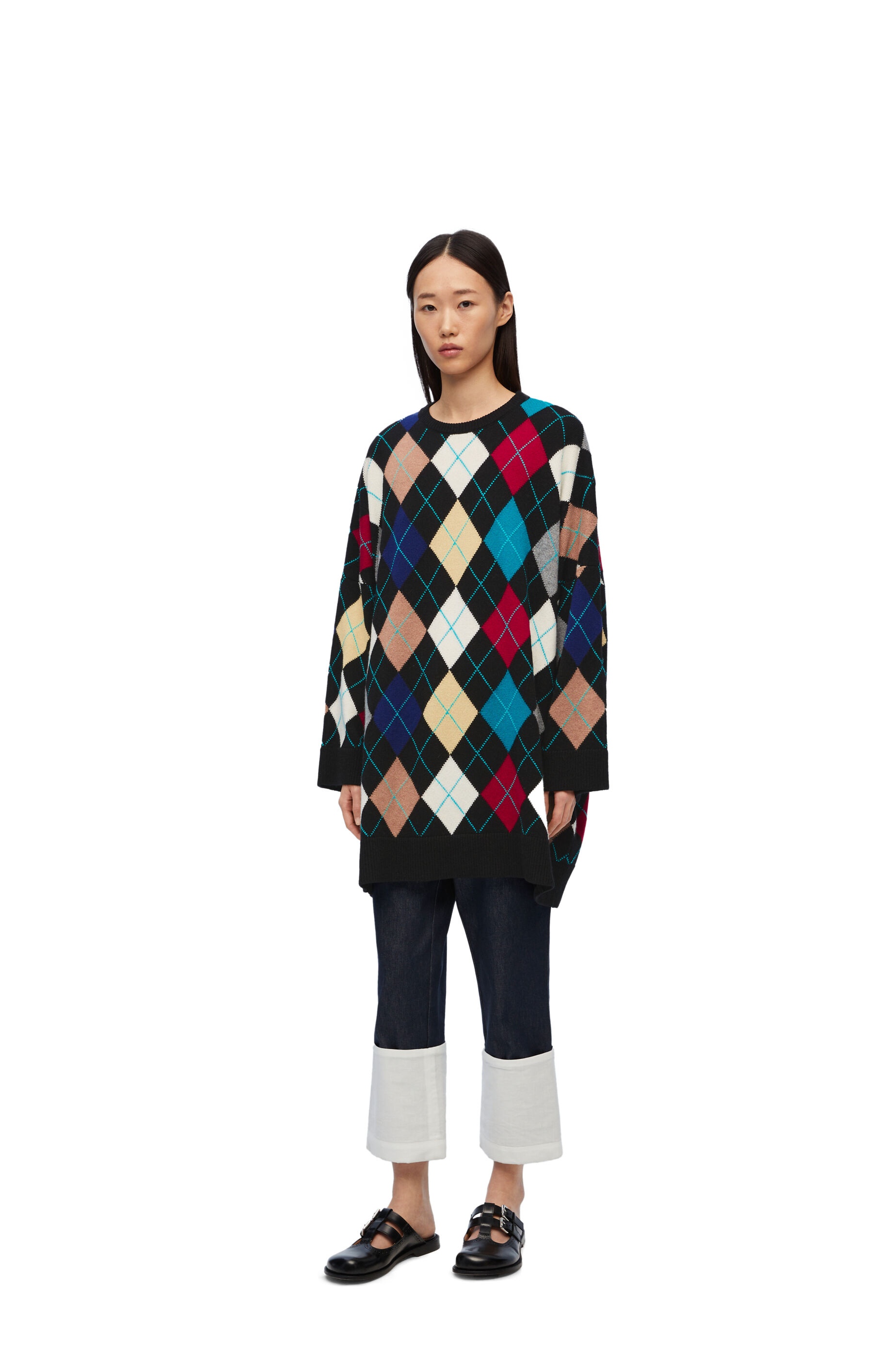 Argyle dress in wool - 2