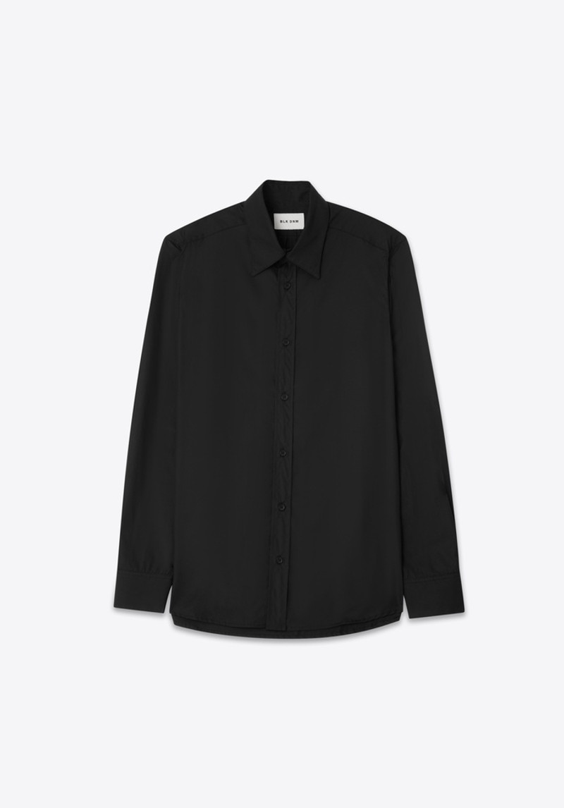 BLK DNM SHIRT 01  BLACK POPLIN outlook
