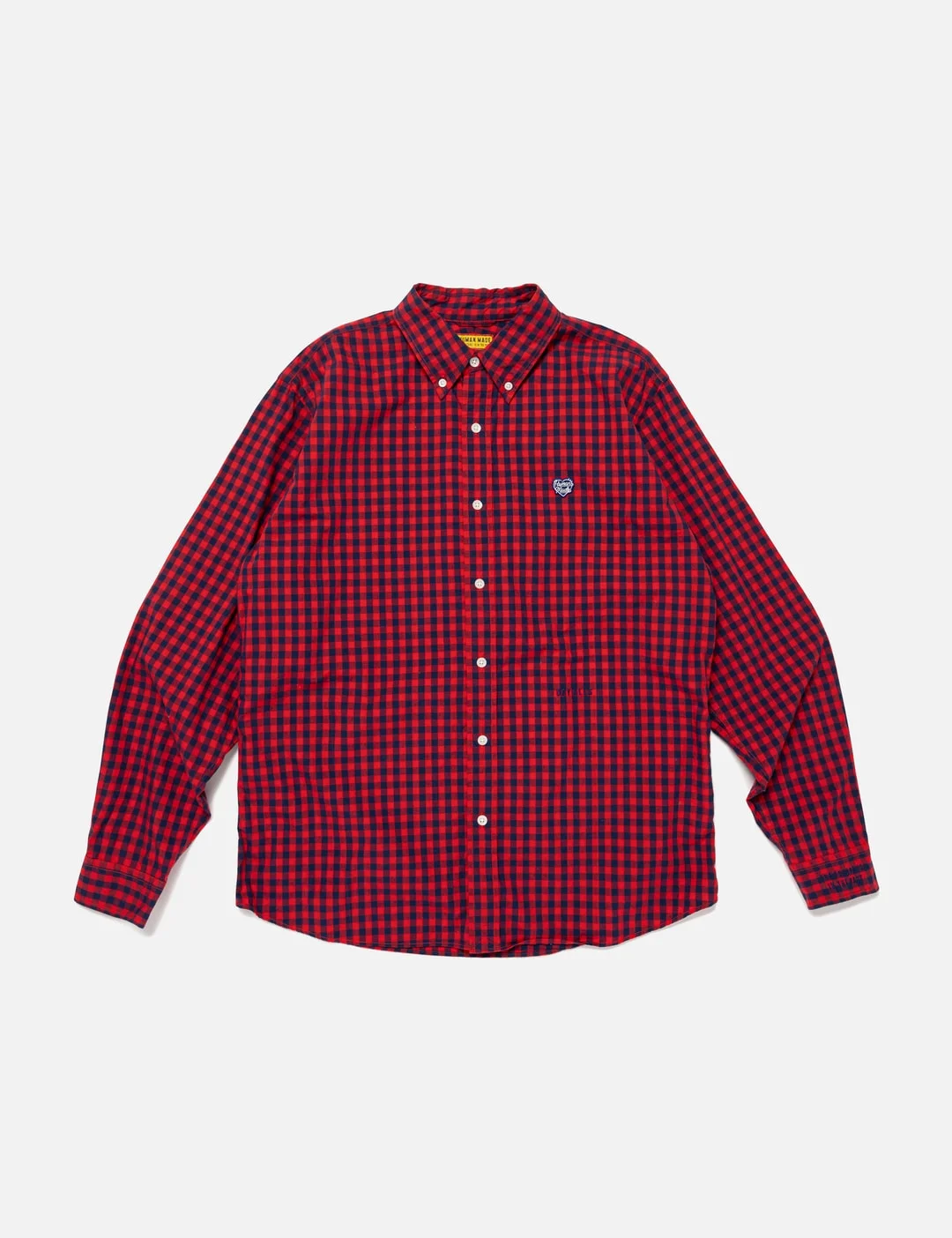 GINGHAM CHECK BUTTON DOWN SHIRT - 1