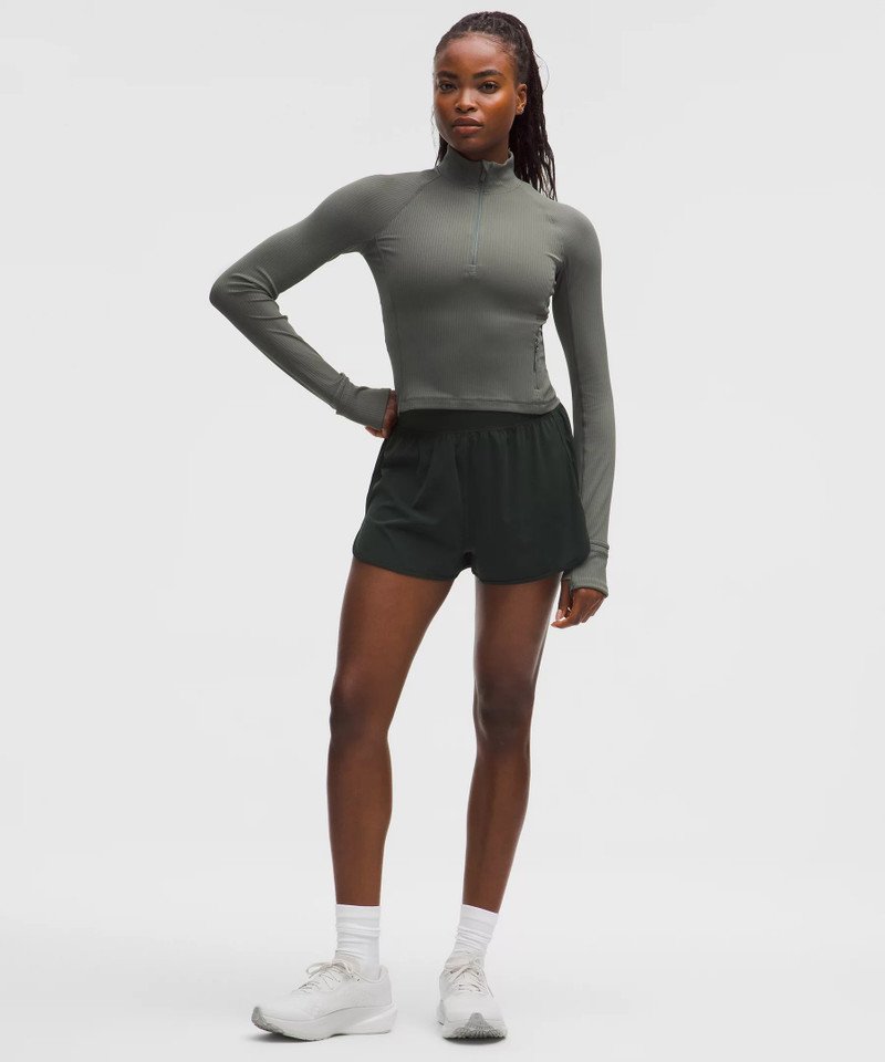 lululemon It's Rulu Ribbed Cropped Half Zip *Updated outlook