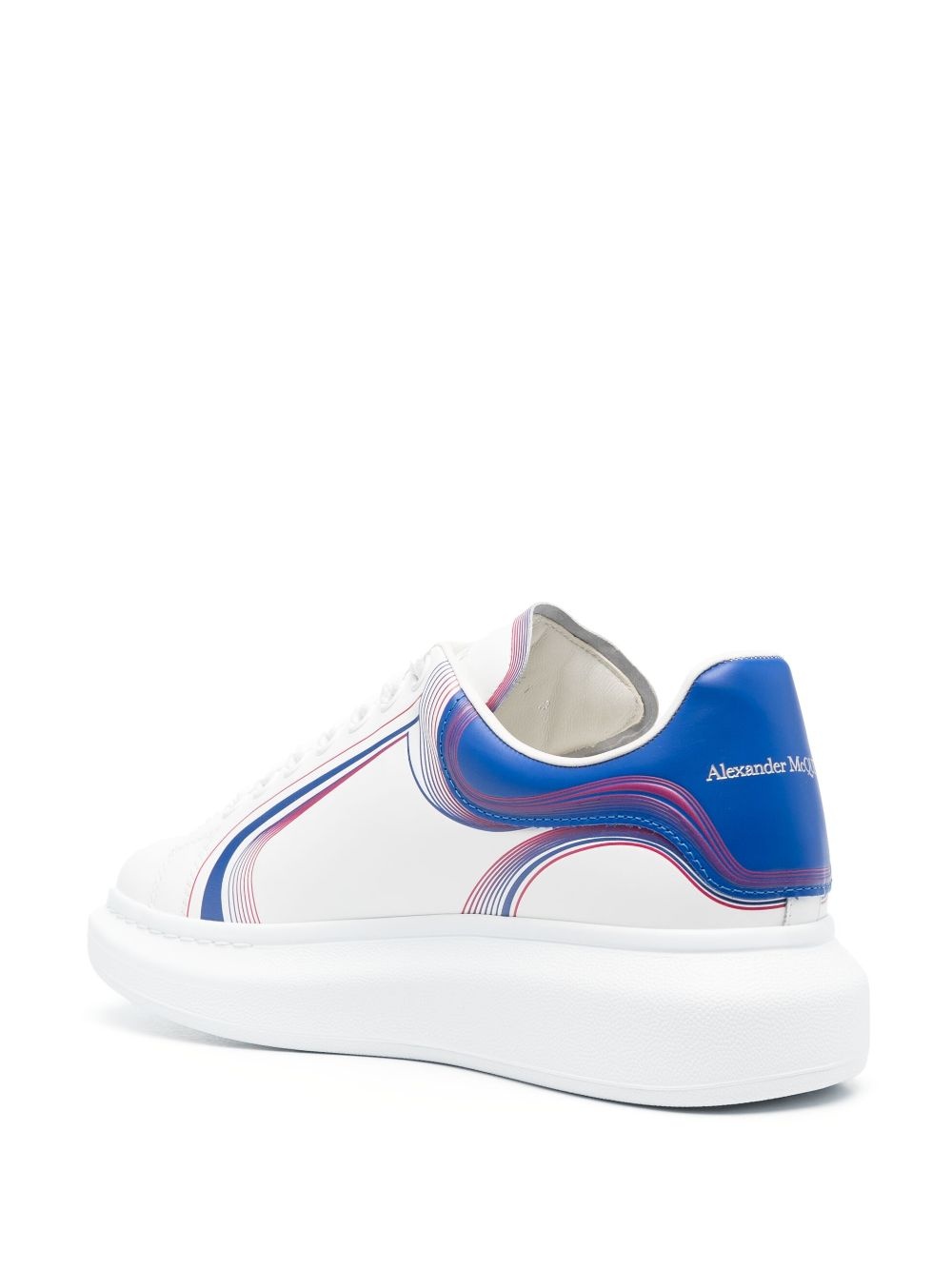 Oversized geometric-print sneakers - 3