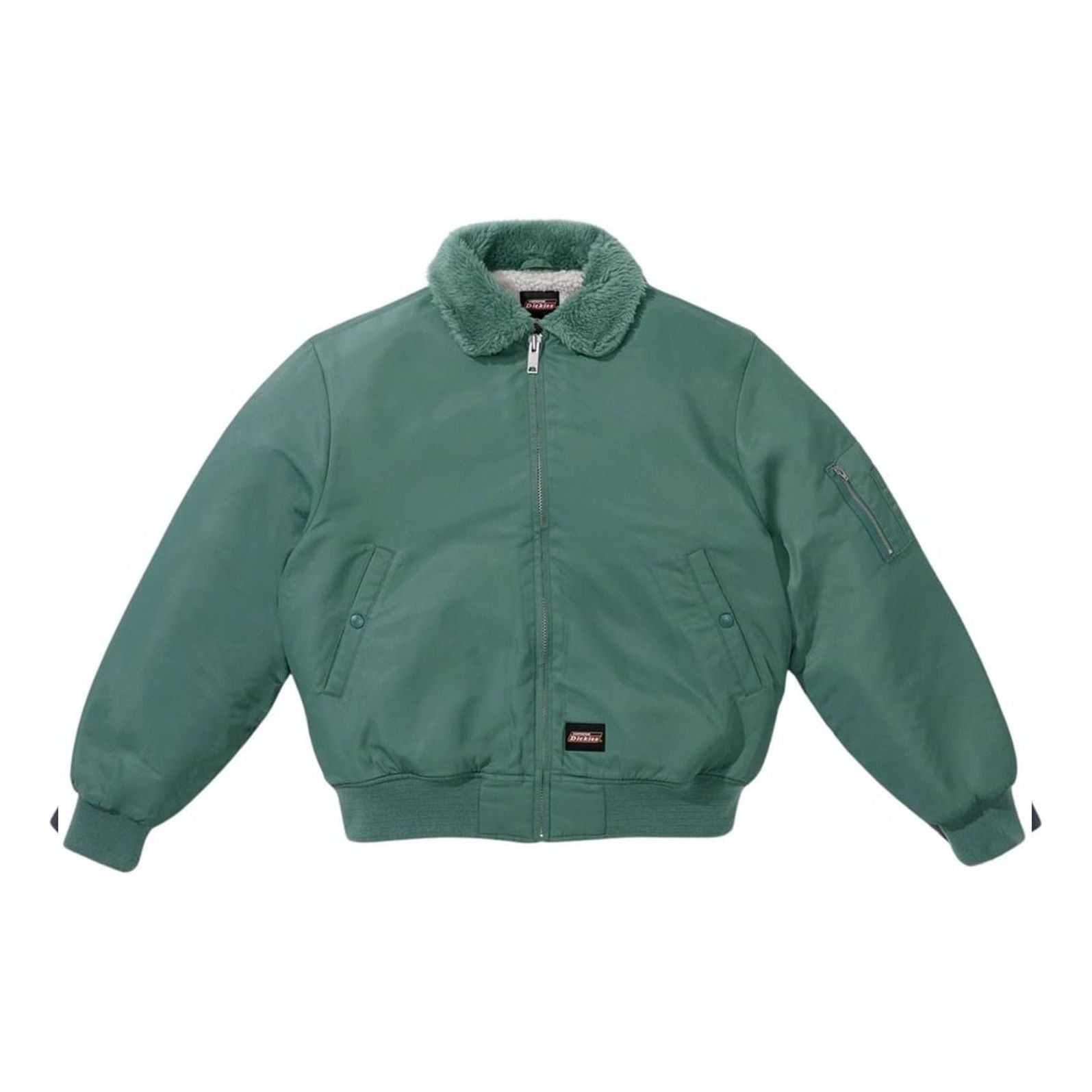 Supreme x Dickies FW23 Week9 Fur Collar Bomber Jacket 'Green' SUP-FW23-161 - 1