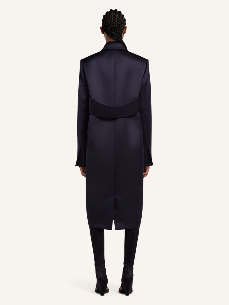 HERITAGE BELTED SATIN COAT 4