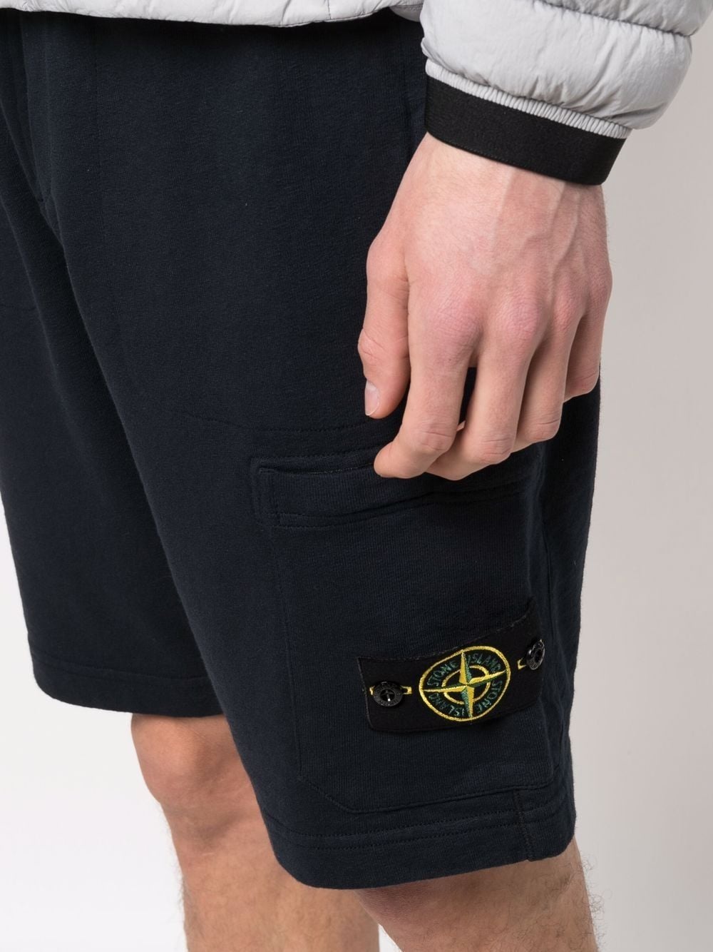 Compass-patch track shorts - 5