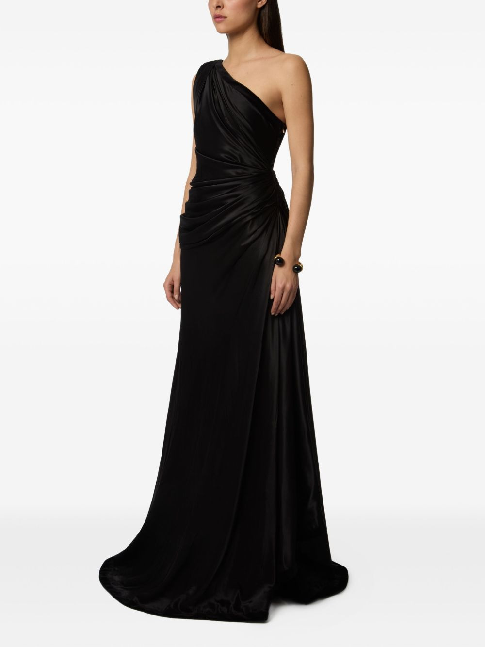 asymmetric maxi dress - 3