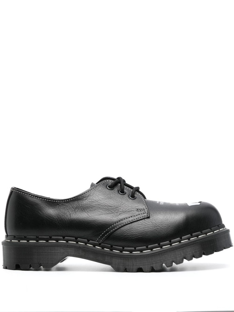 leather derby shoes - 1