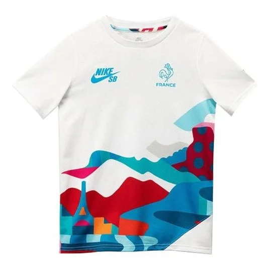 Nike SB x Parra France Federation Kit Crew Jersey 'White Multi' CT6146-100 - 1