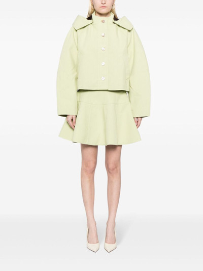 ULLA JOHNSON hooded cropped jacket outlook