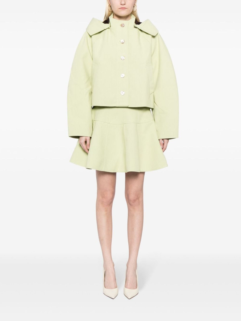 ULLA JOHNSON hooded cropped jacket outlook