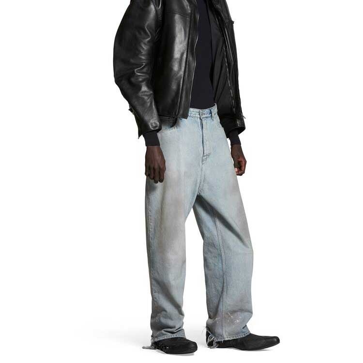 Balenciaga Baggy Pants 'Blue' 745213TDW144016 - 3