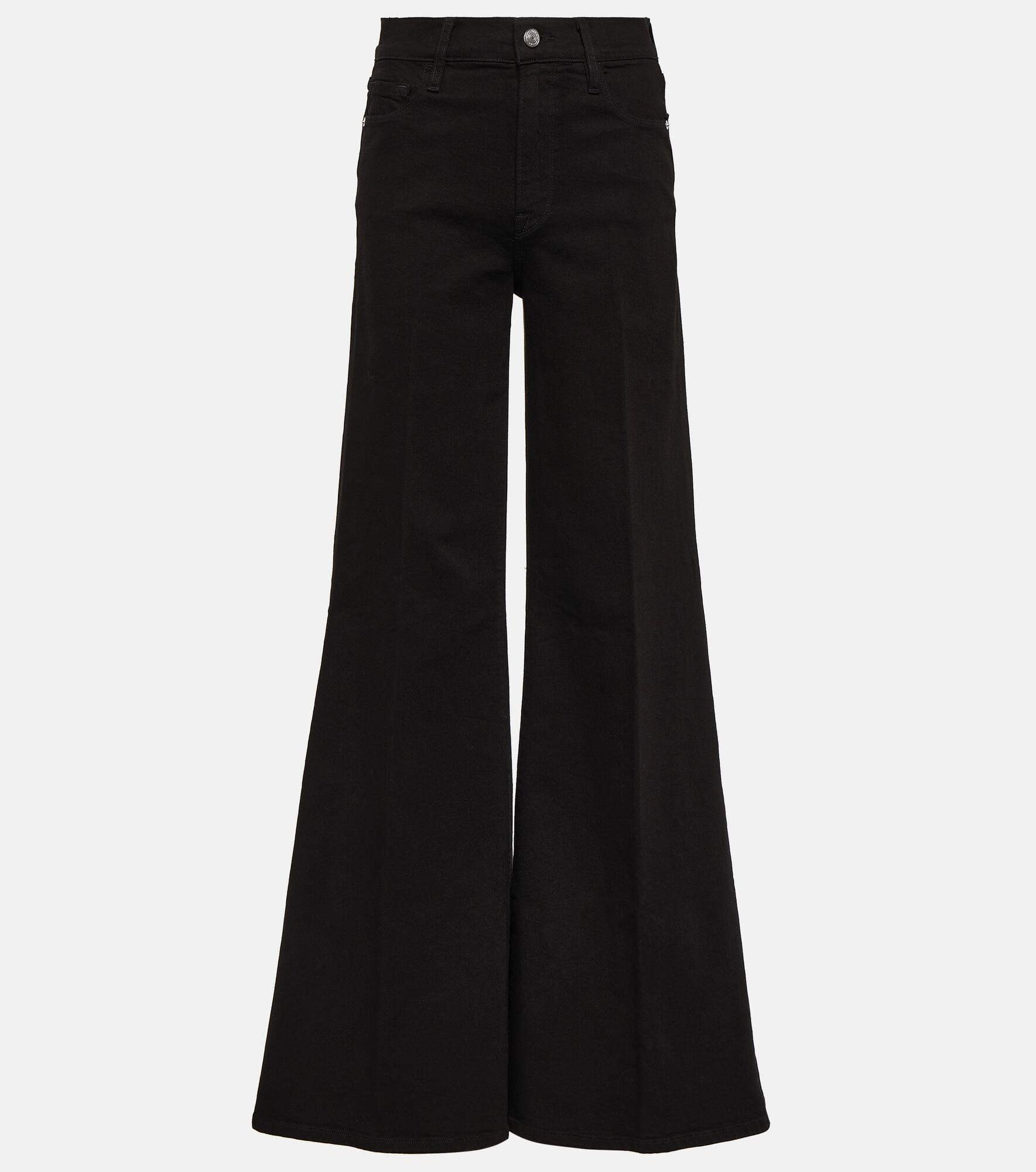 Le Palazzo high-rise flared jeans - 1