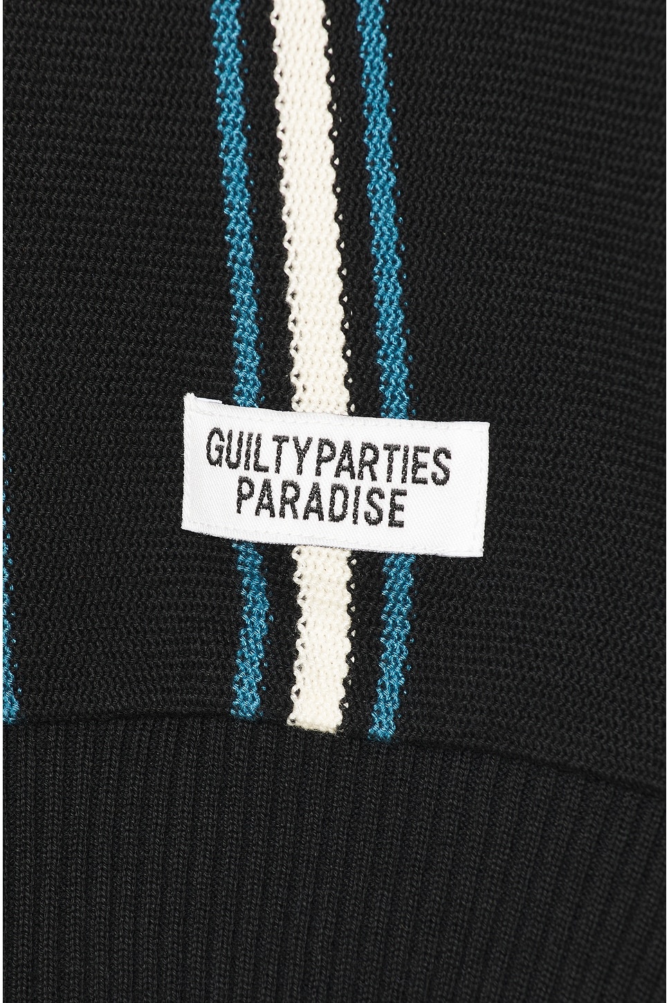 トップス WACKO MARIA STRIPED KNIT POLO SHIRT M WACKO MARIA STRIPED KNIT POLO SHIRT – unexpected store
