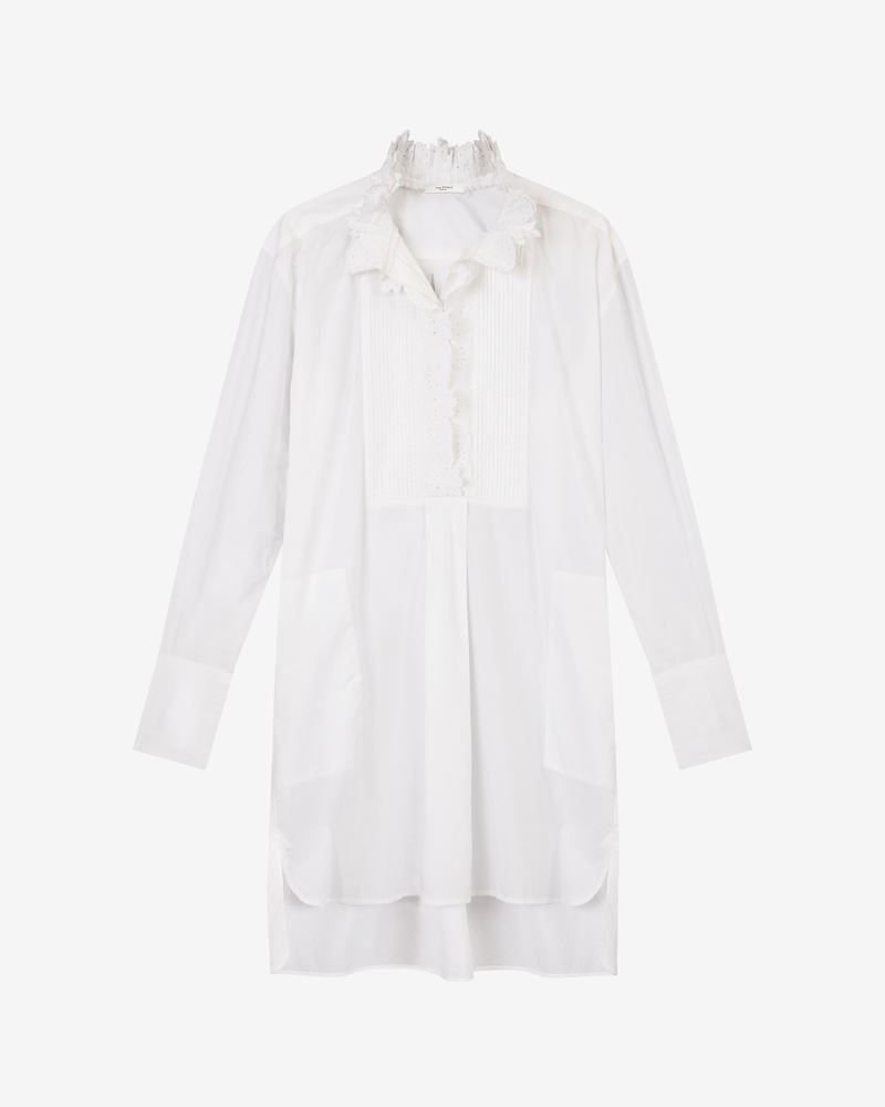 CABORA EMBROIDED SHIRT-DRESS - 1