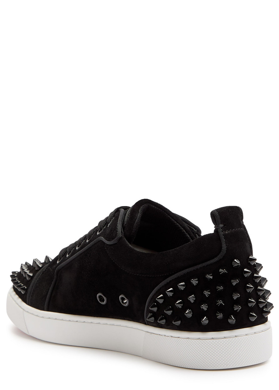 Christian Louboutin Louise Junior Spikes Suede Sneakers - 2