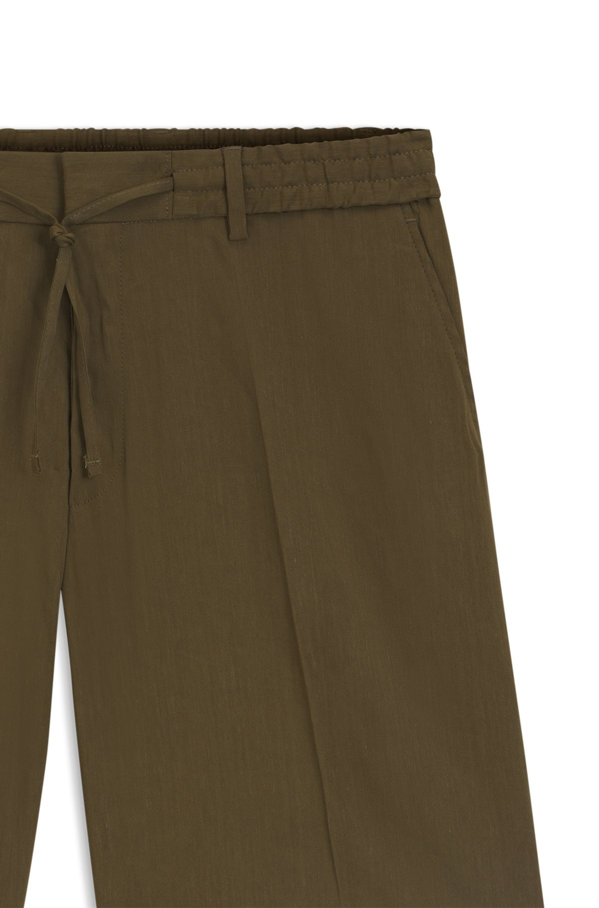 FORMAL SHORTS IN A LINEN BLEND - 6
