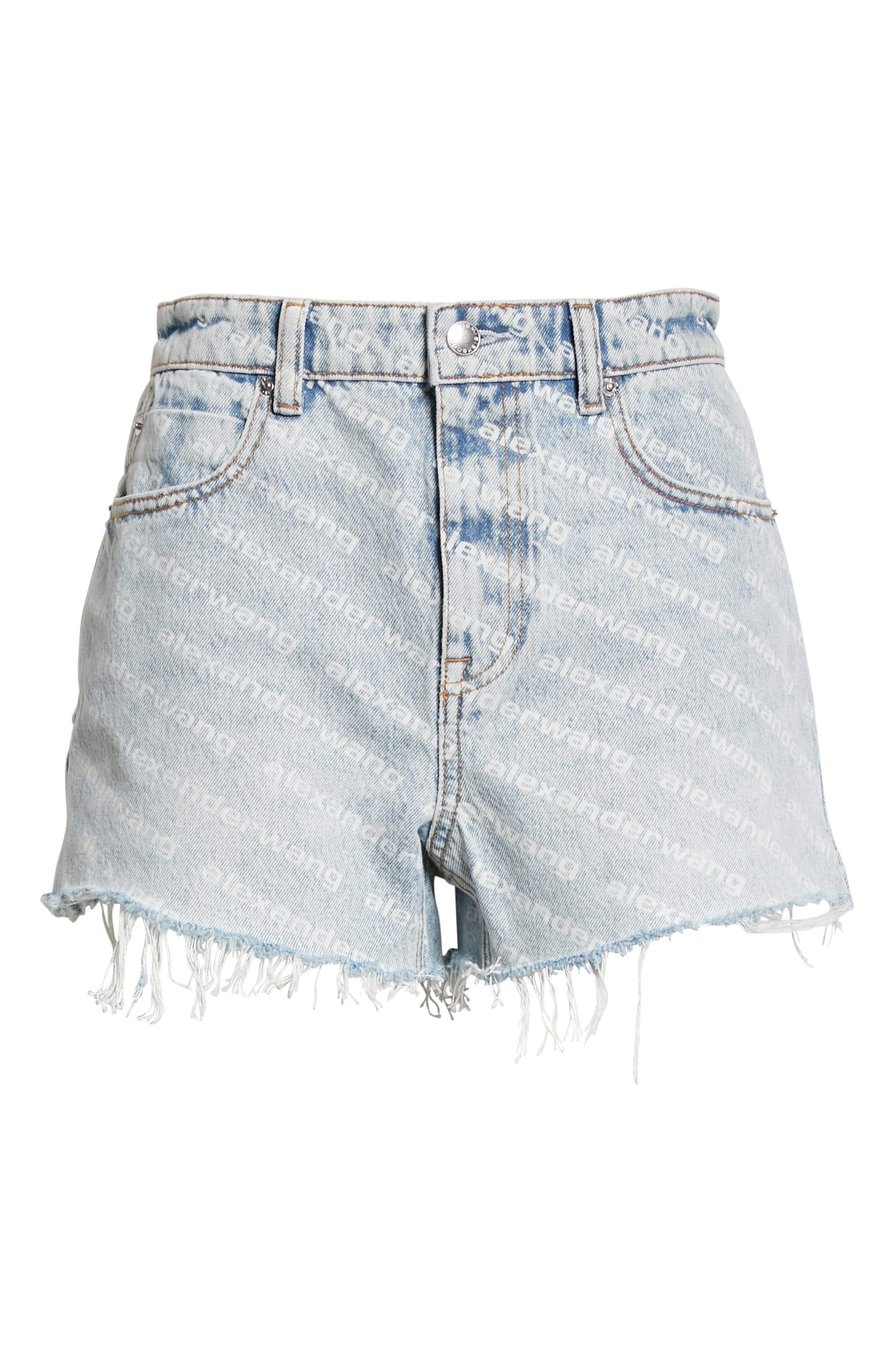 Bite Logo Cutoff Denim Shorts - 5