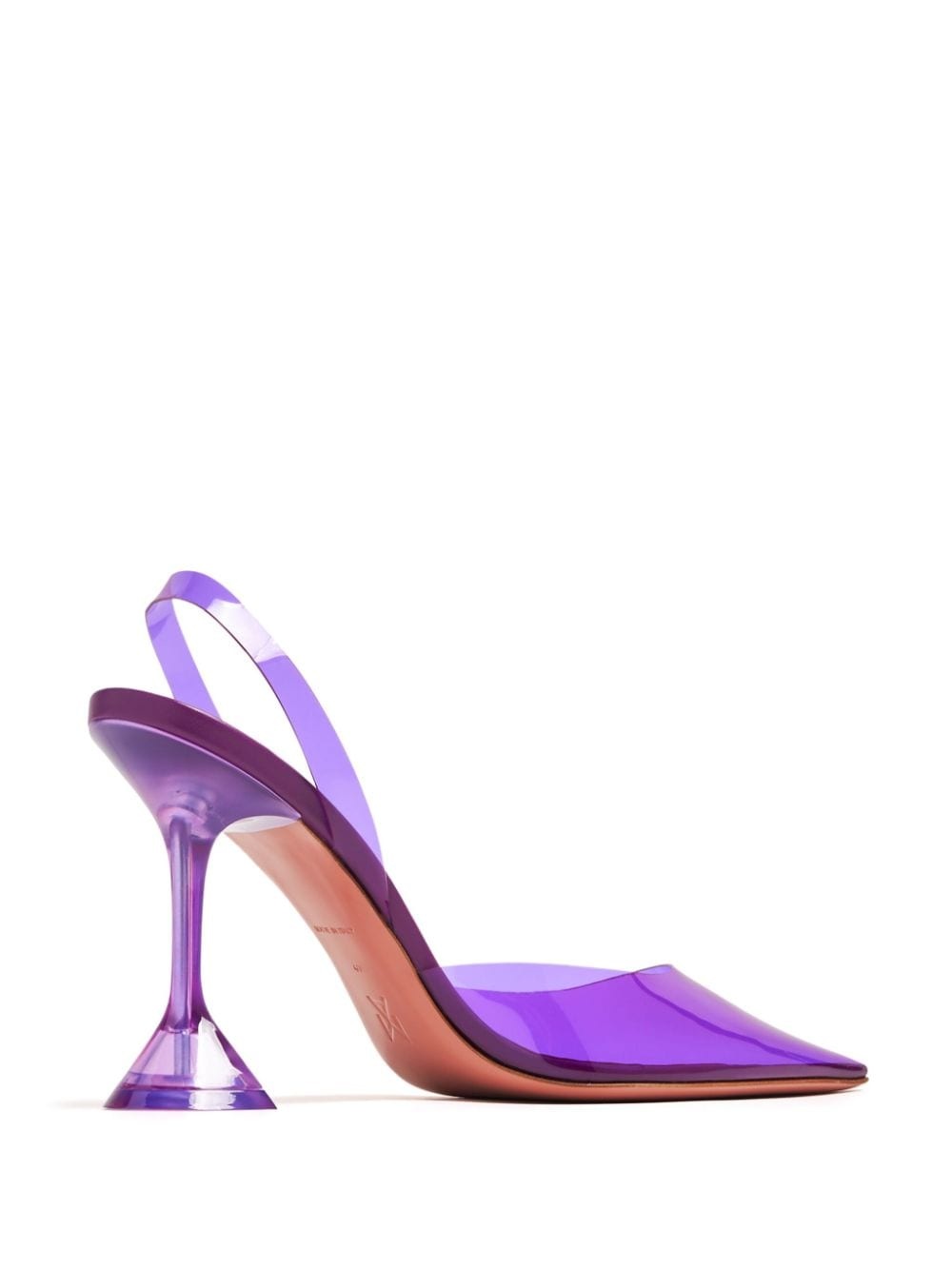 Holli Glass 95mm slingback pumps - 3