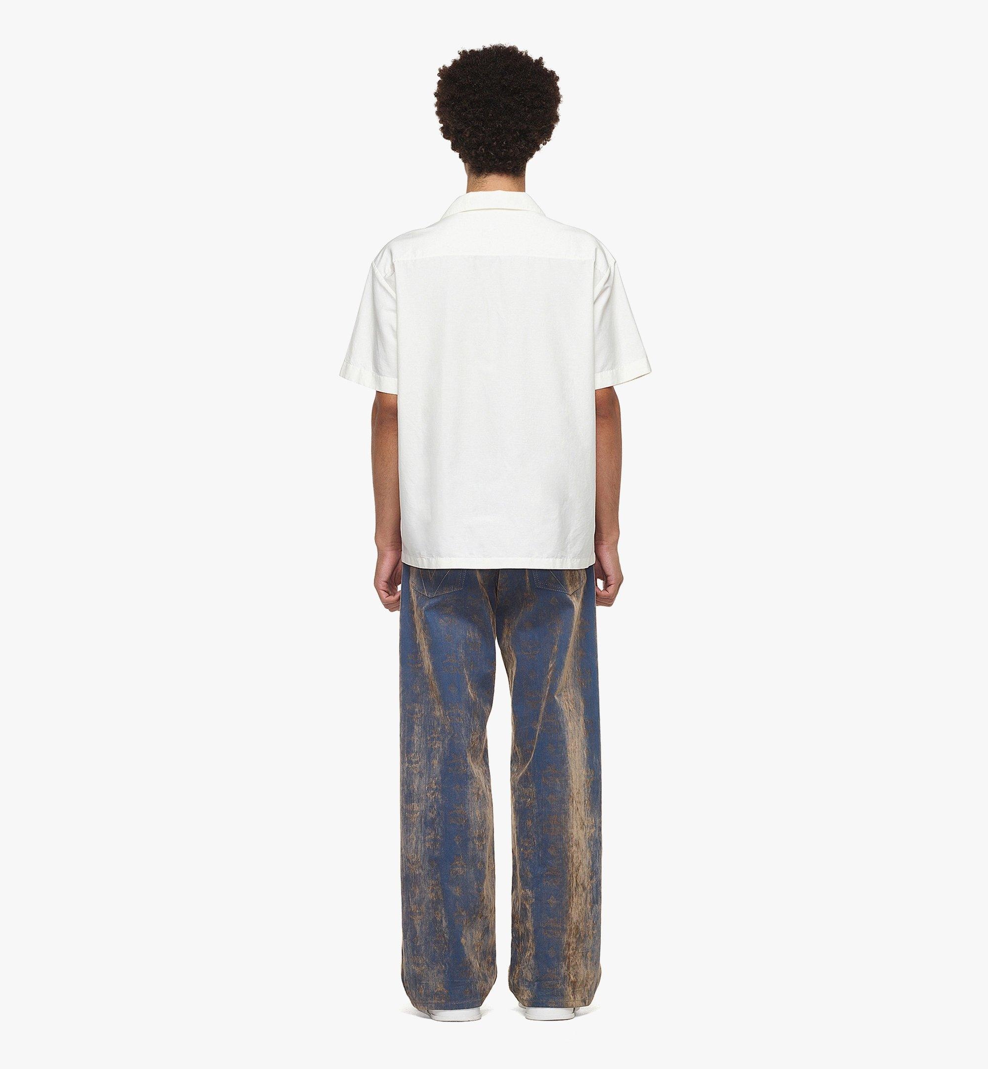 Retro Futurism Print Bowling Shirt - 5
