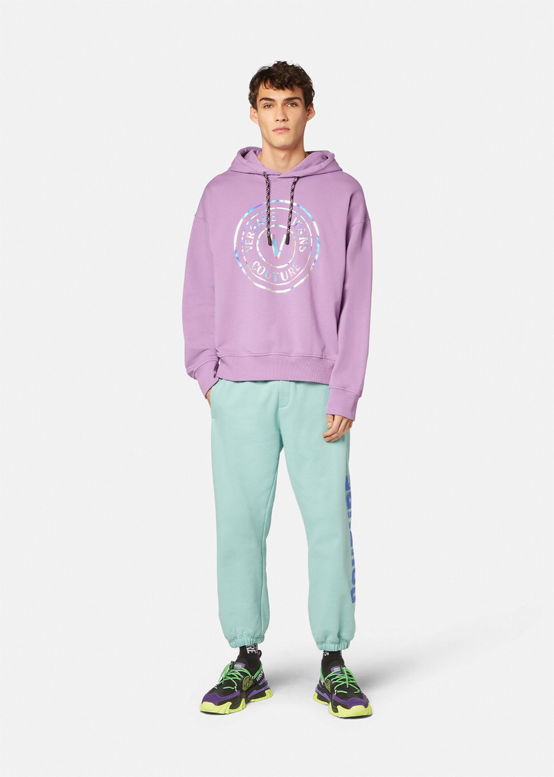 VERSACE JEANS COUTURE V-Emblem Hoodie outlook