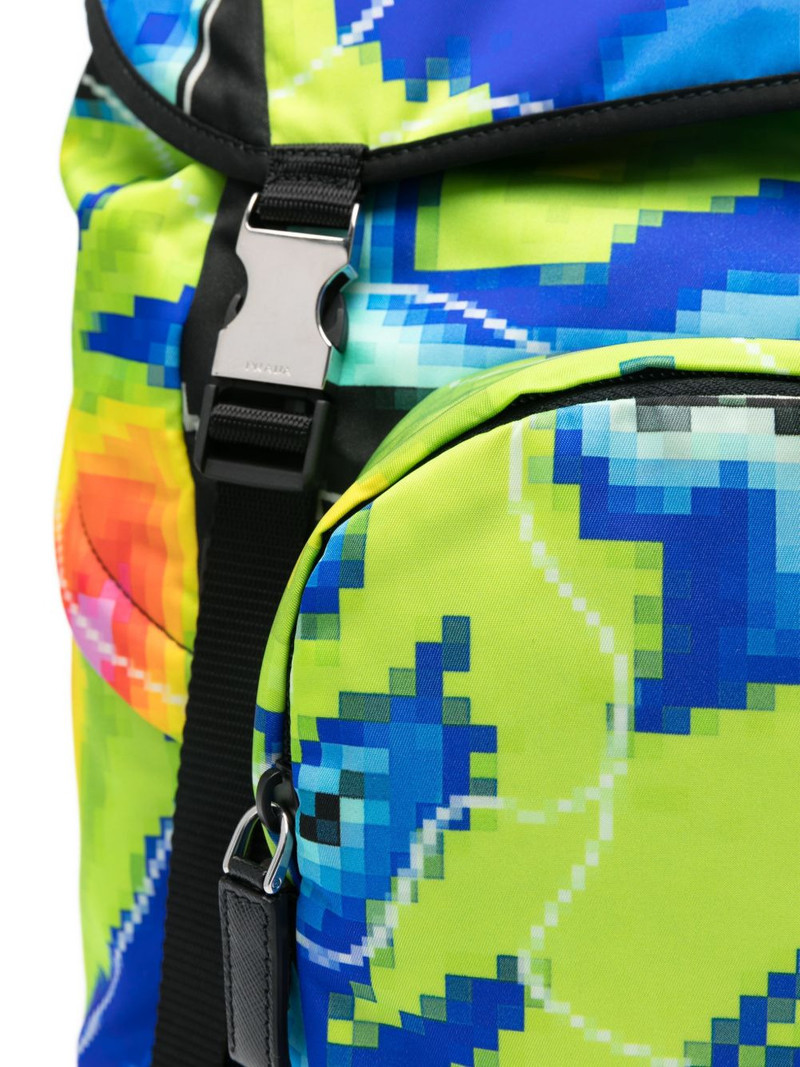 pixel-print backpack 4