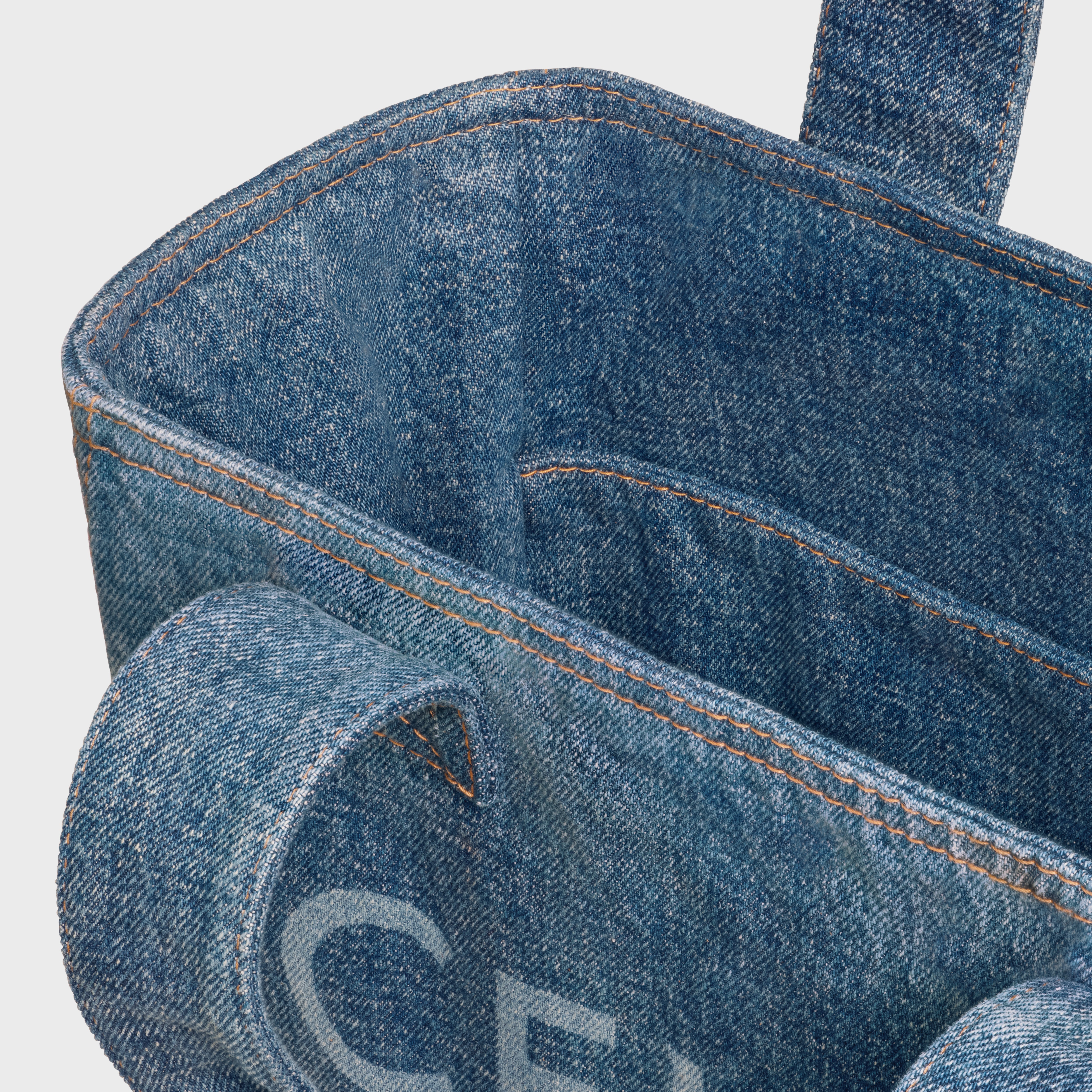 Tote bag in DENIM WITH CELINE - 4