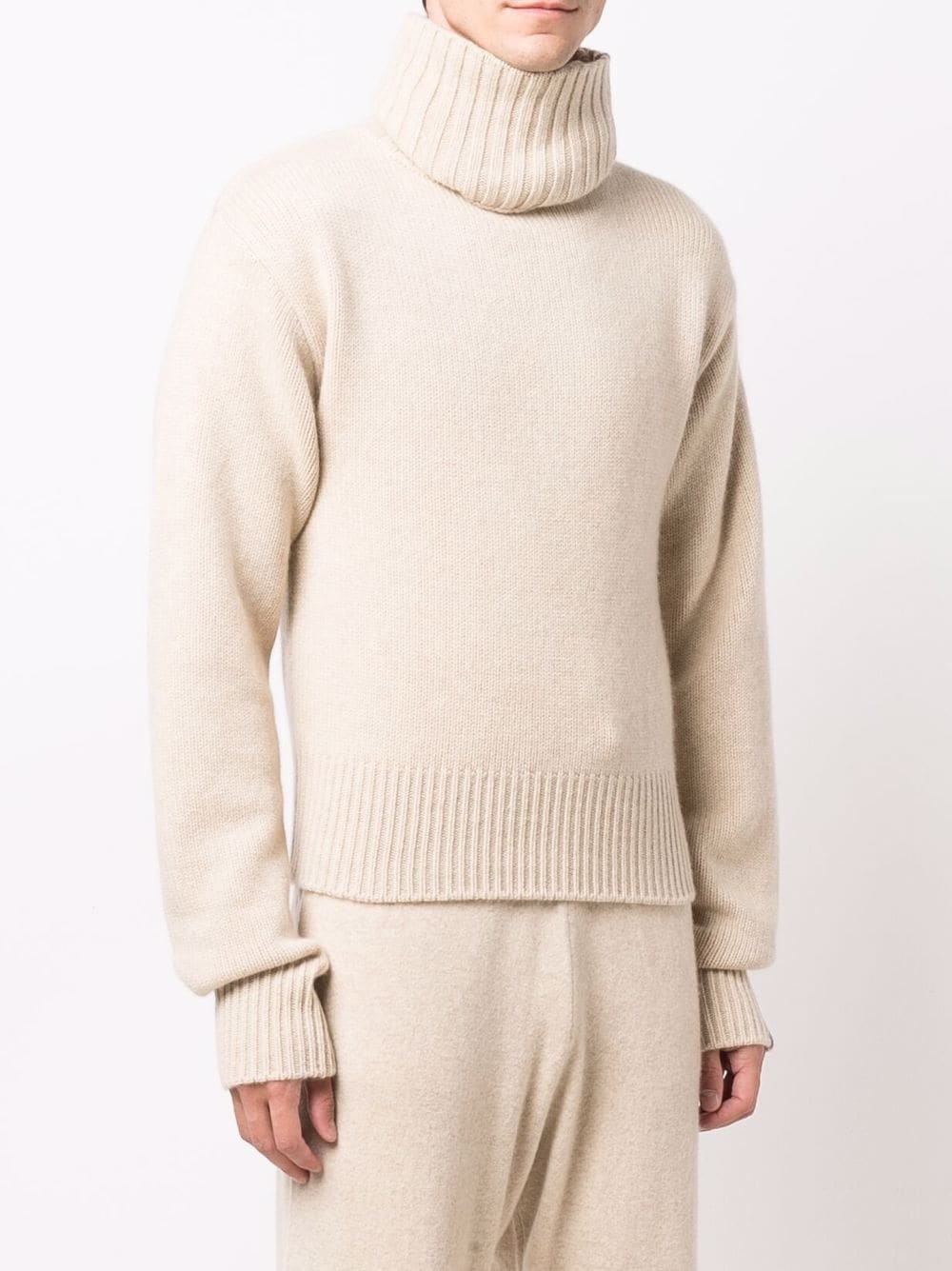 roll-neck cashmere jumper - 4