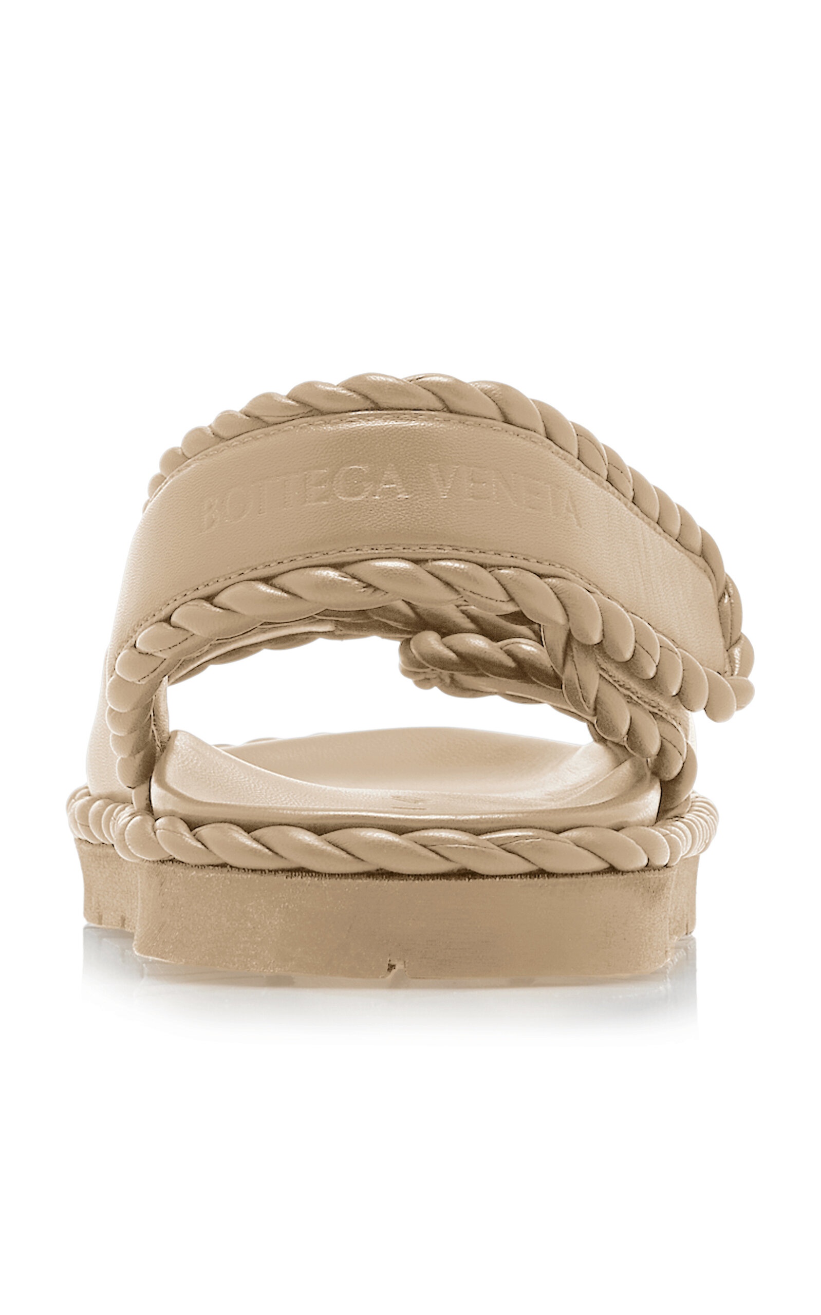 Bottega Veneta Jack Leather Slingback Sandals neutral