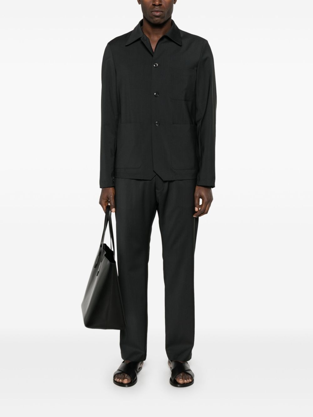 virgin-wool trousers - 2